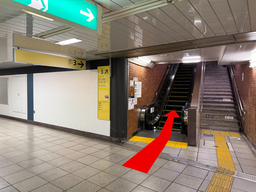 銀座一丁目駅からの経路1