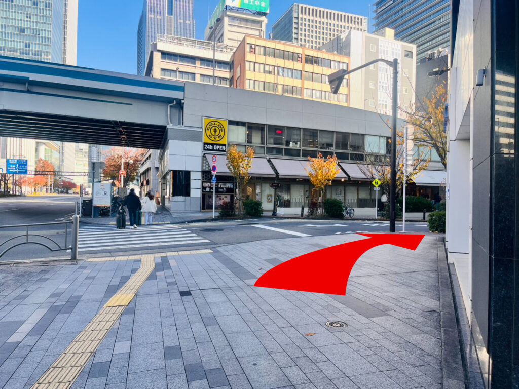 銀座一丁目駅からの経路3