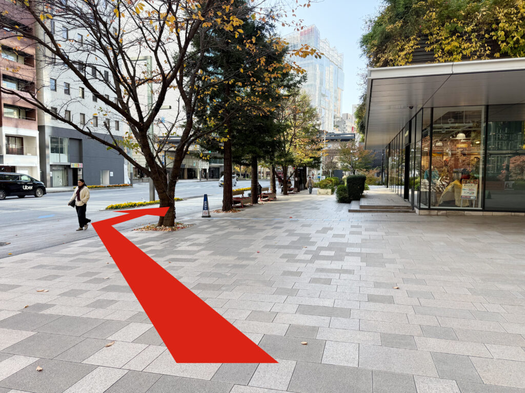 京橋駅からの経路3